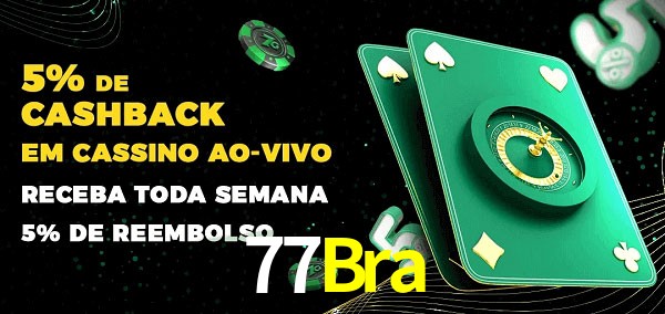 Promoções do cassino ao Vivo 77Bra